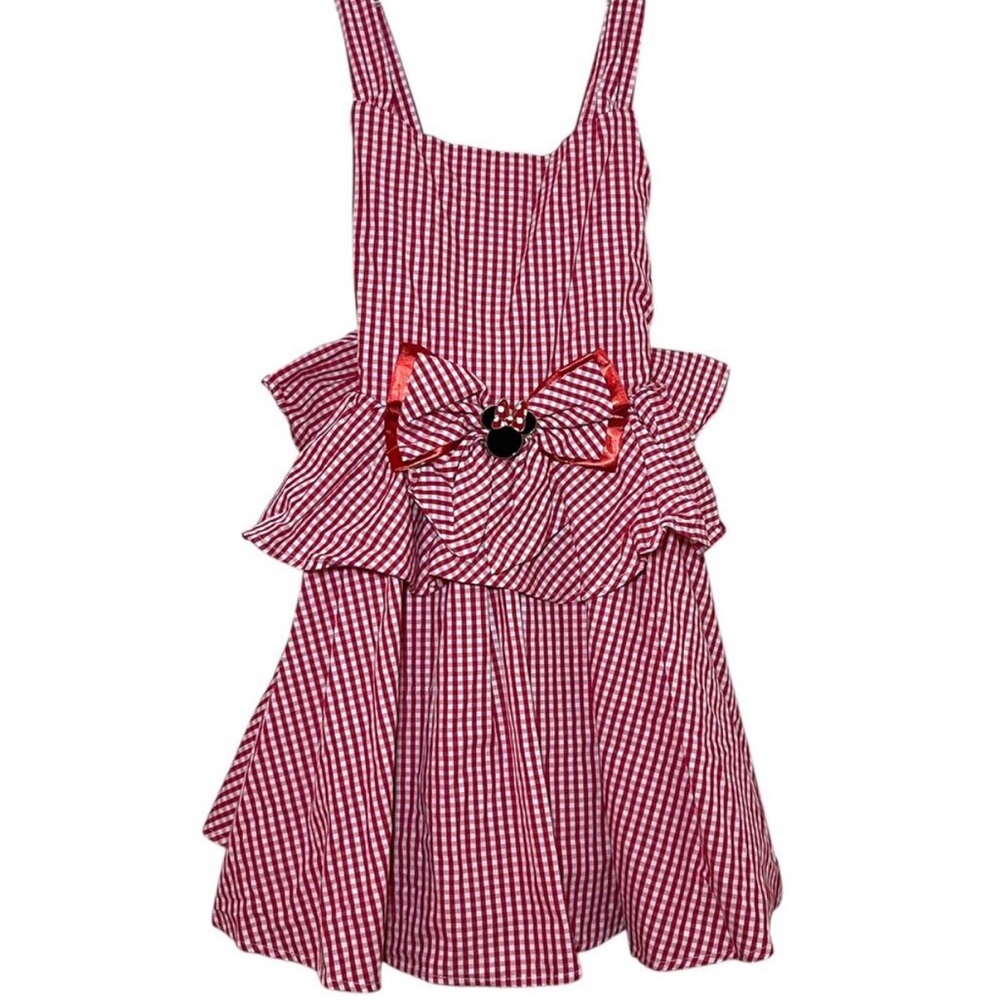 Disney Red Checkered Kids Dress